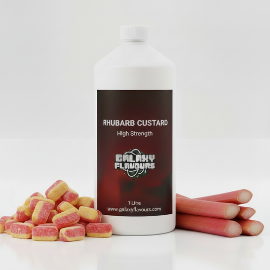 Rhubarb Custard Food Flavouring - Professional High Strength - 1 Litre