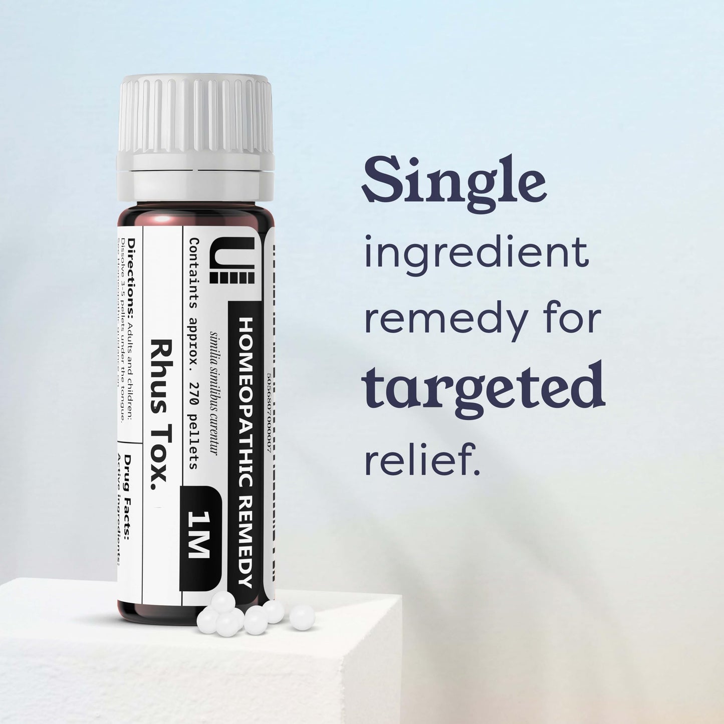 Rhus Toxicodendron 1M Homeopathic Remedy - 270 Pellets (Lactose-Free)