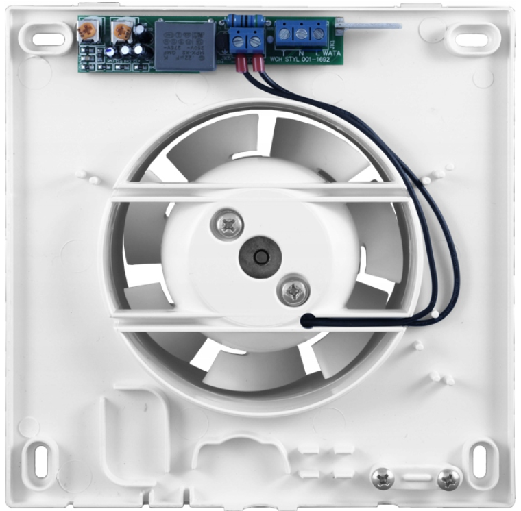 Rico Bathroom Fan 120mm Model with a Pull-Cord Switch for Home and Garden Use