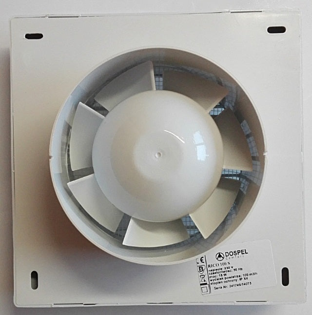 Rico Bathroom Fan 100mm Model S DIY Tool Accessory Home and Garden Use