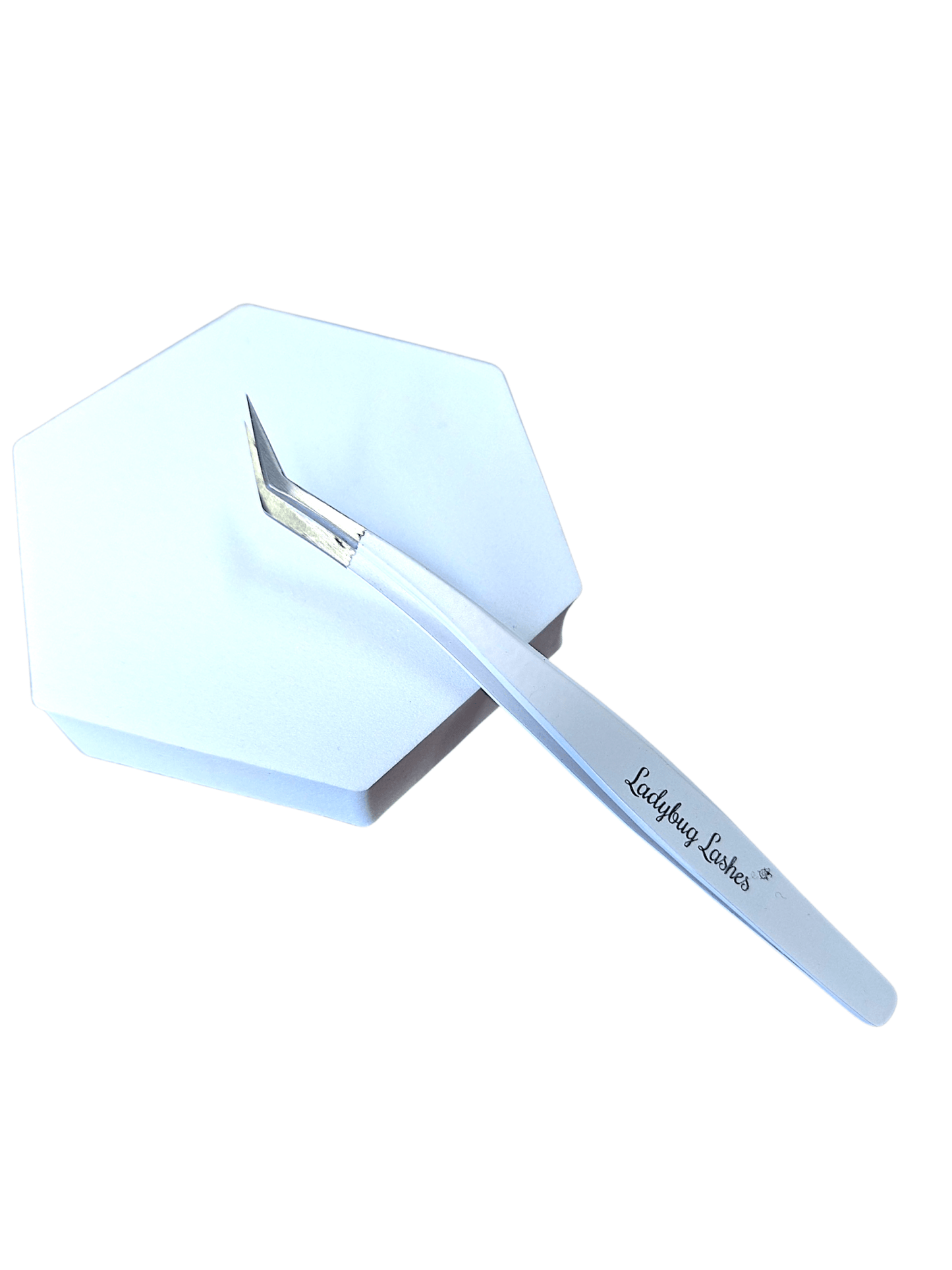 Angled Volume Tweezers Non-Fibre Grip