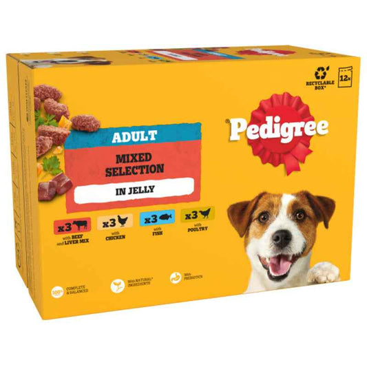 Pedigree Adult Mixed Selection in Jelly 100g x 48
