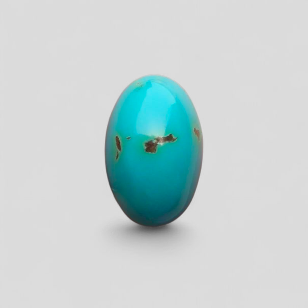 Natural Certified Turquoise  - Blue Turquoise - 26.5ct- 23x15mm