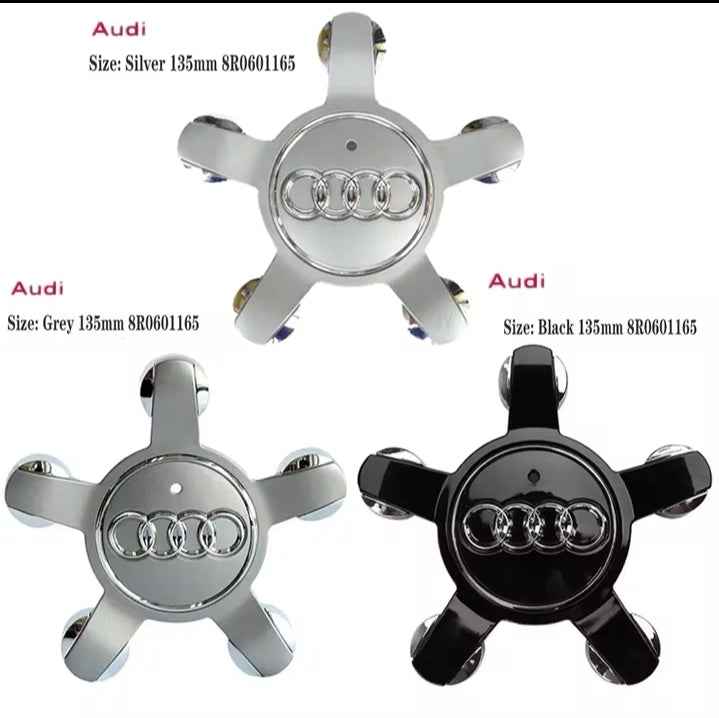 4pcs 135mm Car Wheel Centre Cap Hub Covers Badge logo 4F0601165N For Audi A1 A3 A4 A5 A6 A7 Q3 Q5 Q7 TT B5 B6 B7 8P 8V