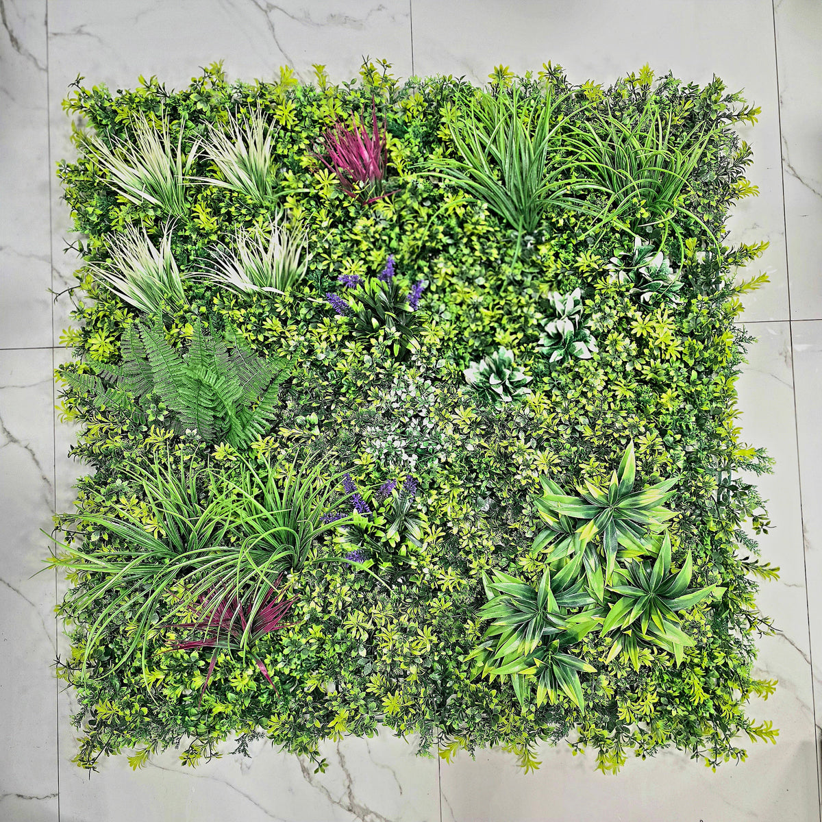 Artificial Green Wall Panel 100x100cm Backdrop Decor Plants Outdoor Garden