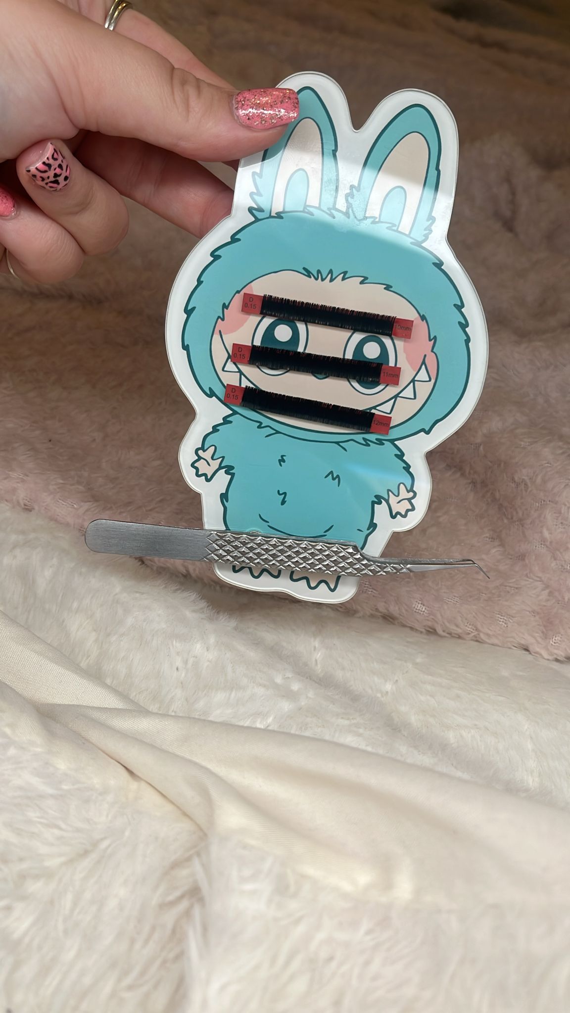Adorable Labubu-Inspired Lash Tiles
