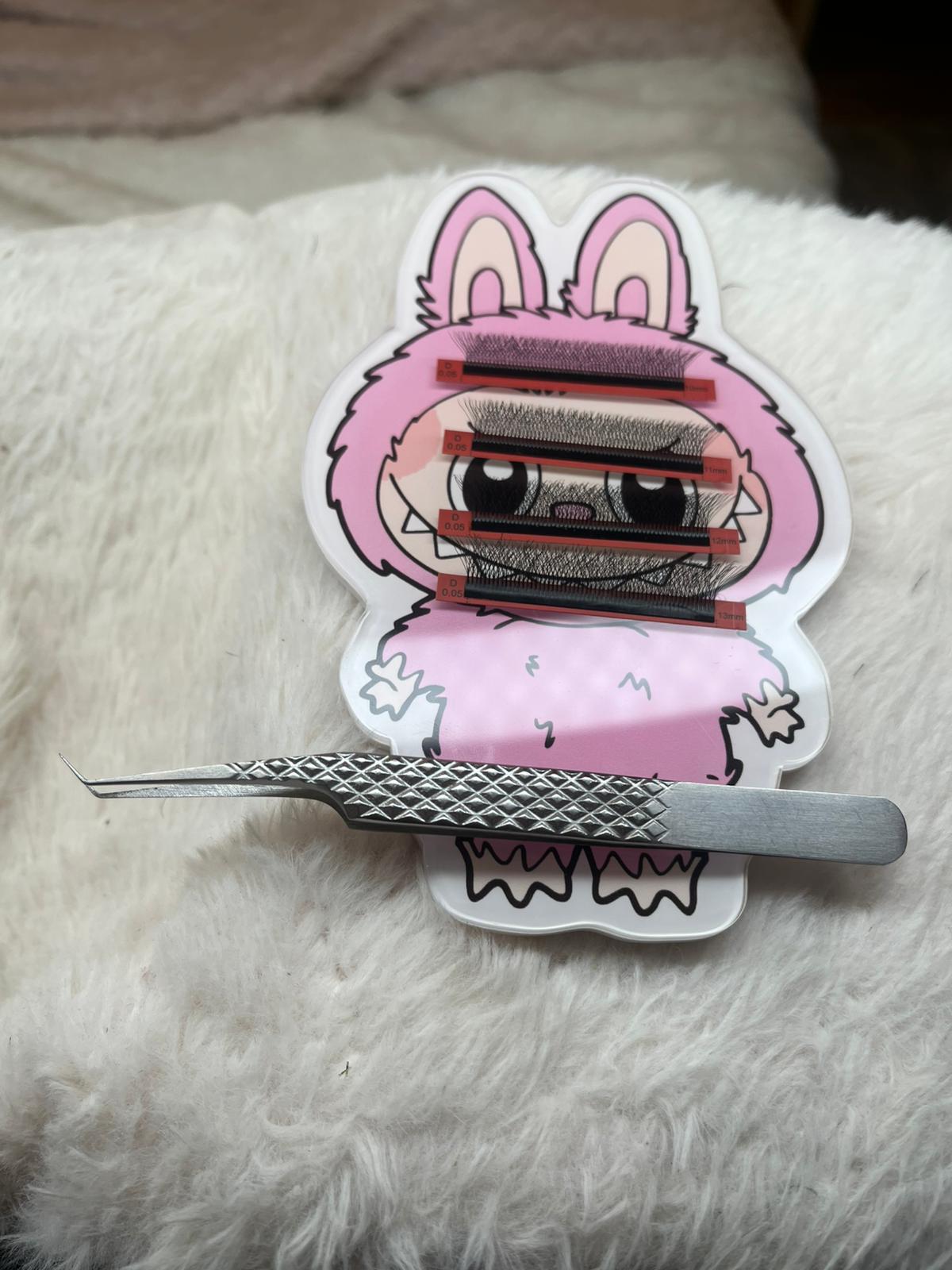 Adorable Labubu-Inspired Lash Tiles