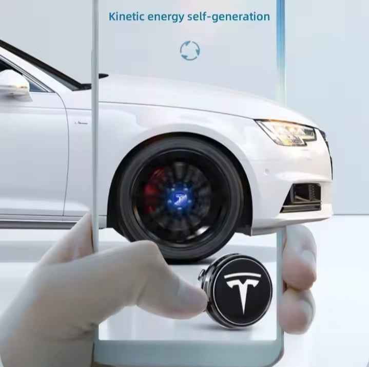 4pcs 56mm Hub Light For Tesla model Y X 3 S Car Wheel Caps Light Center Cover Lighting Cap Floating Illumination LED decorate