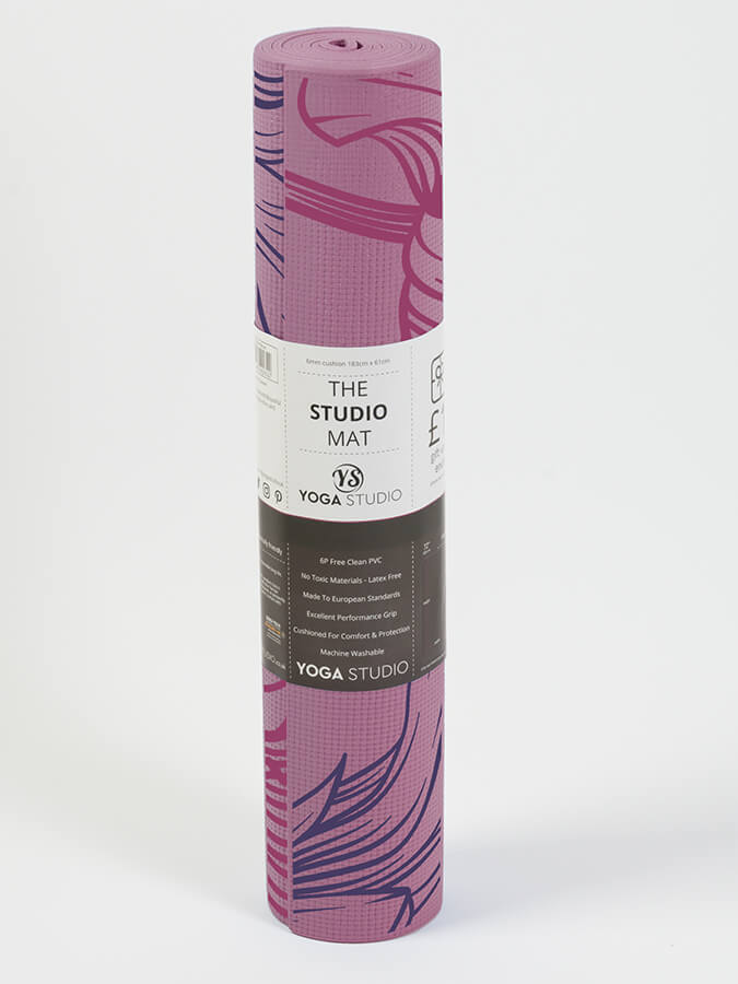 Yoga Studio Designed Reversible Sticky Yoga Mat 6mm