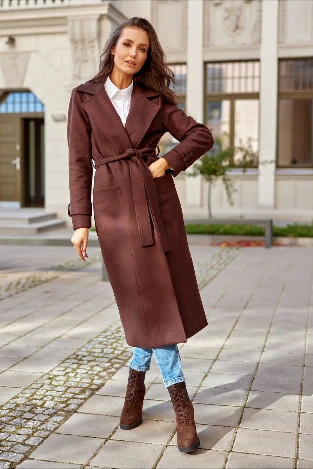 Roco Fashion slip with front pocket coat