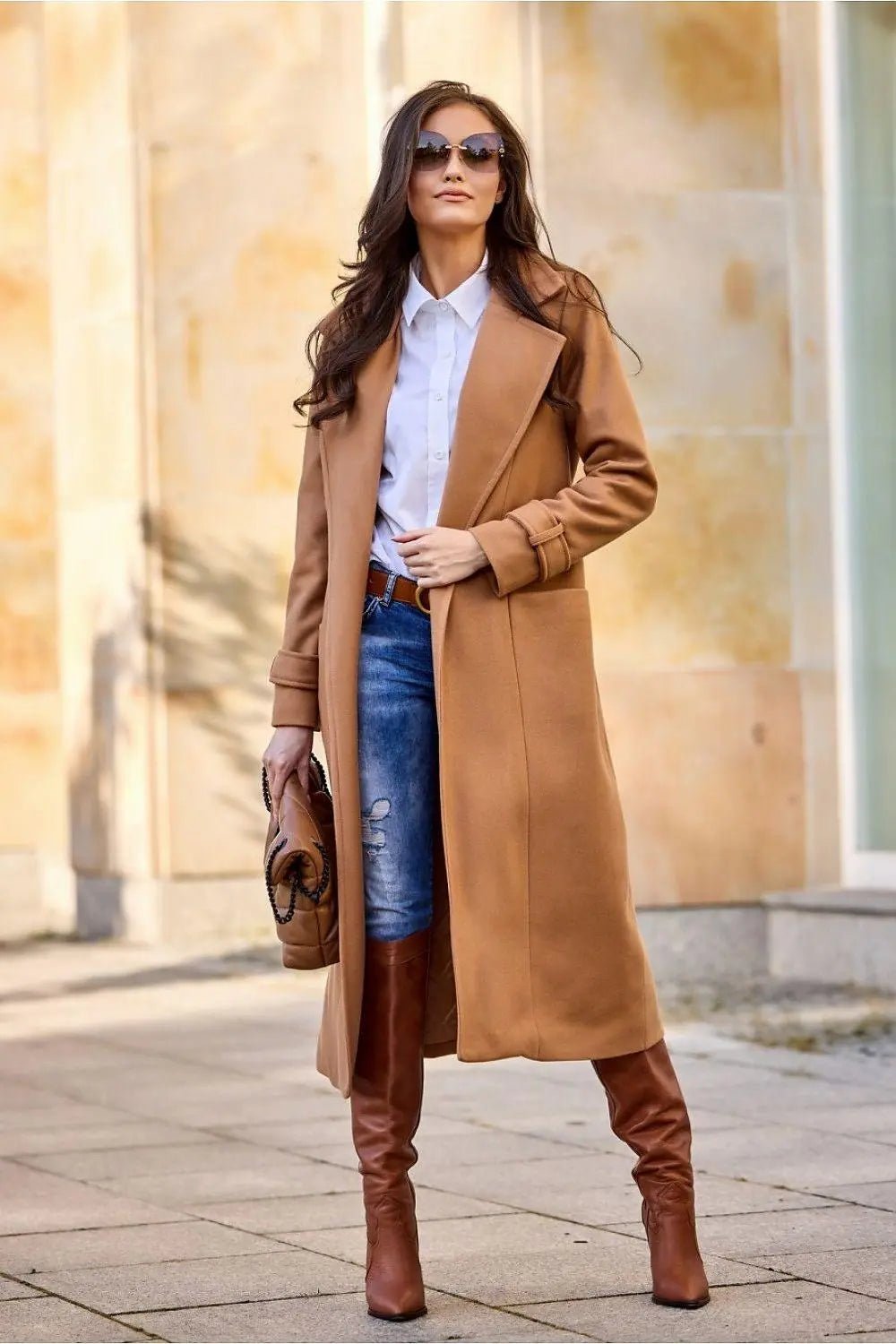 Roco Fashion slip with front pocket coat