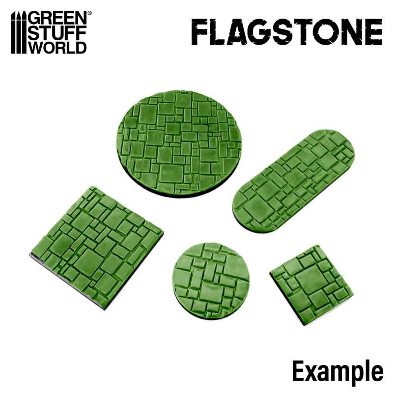 15mm Textured Rolling Pin - Flagstone | Green Stuff World