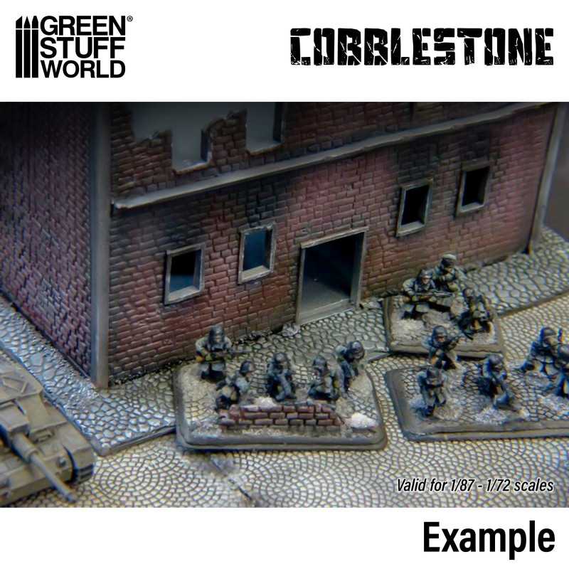 15mm Textured Rolling Pin - Cobblestone | Green Stuff World