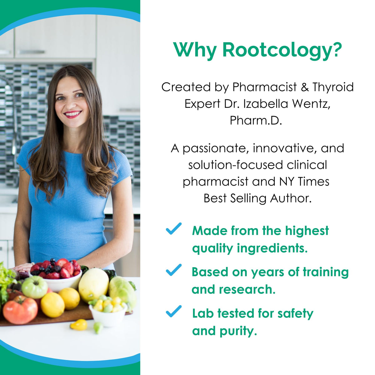Rootcology by Dr. Izabella Wentz | Benfotiamine 300mg | 120 Capsules