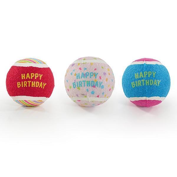 Rosewood Jolly Doggy Birthday Balls 3 Pack - Case of 4