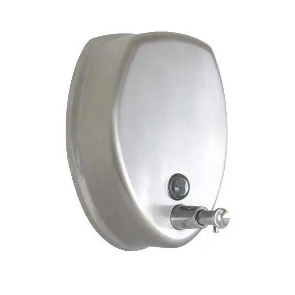 ROUNDED SOAP DISPENSER S/STEEL 1200 ML (Pack of 2)