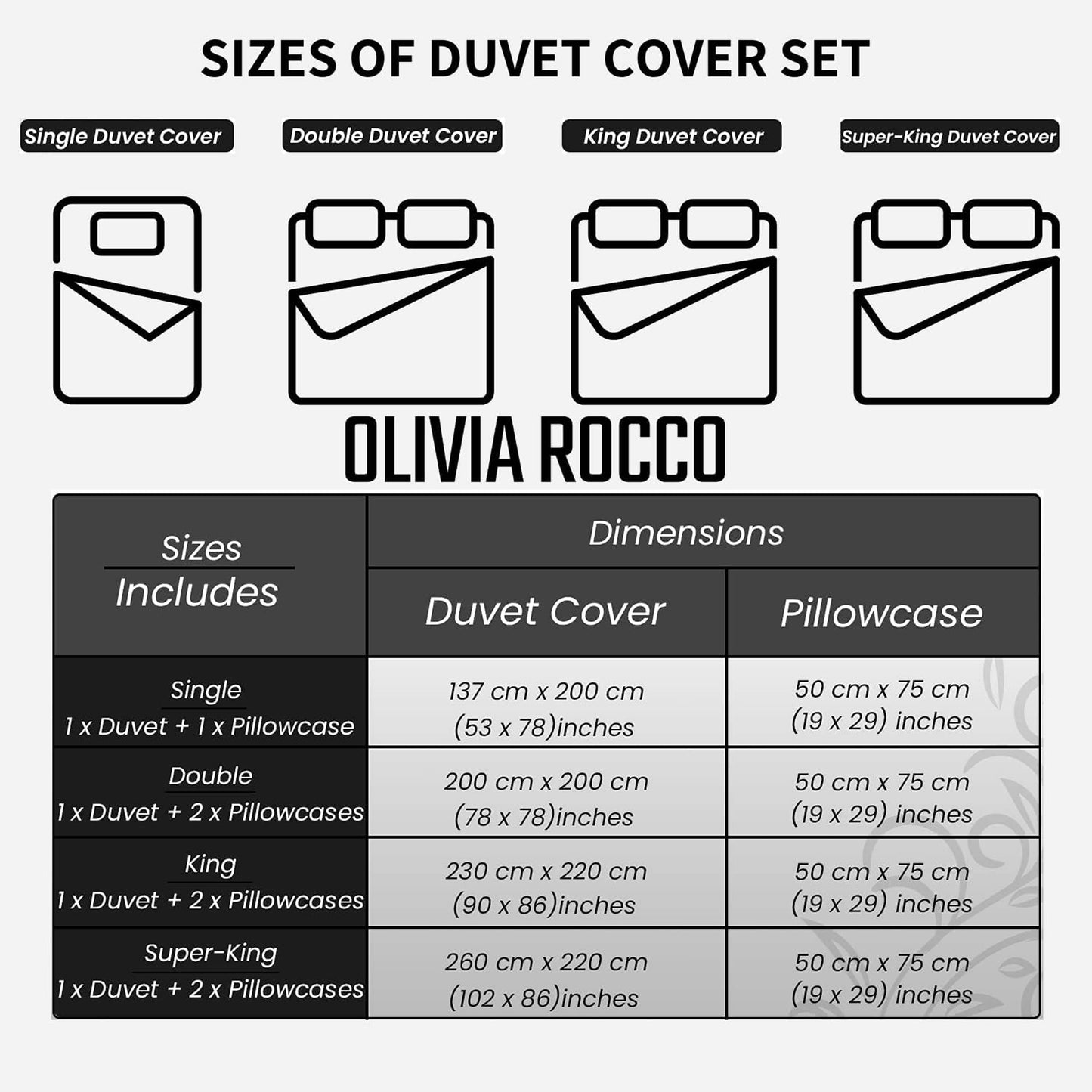 OLIVIA ROCCO Ruched White Microfibre Duvet Cover Set With Pillowcases Ruffle Bedding