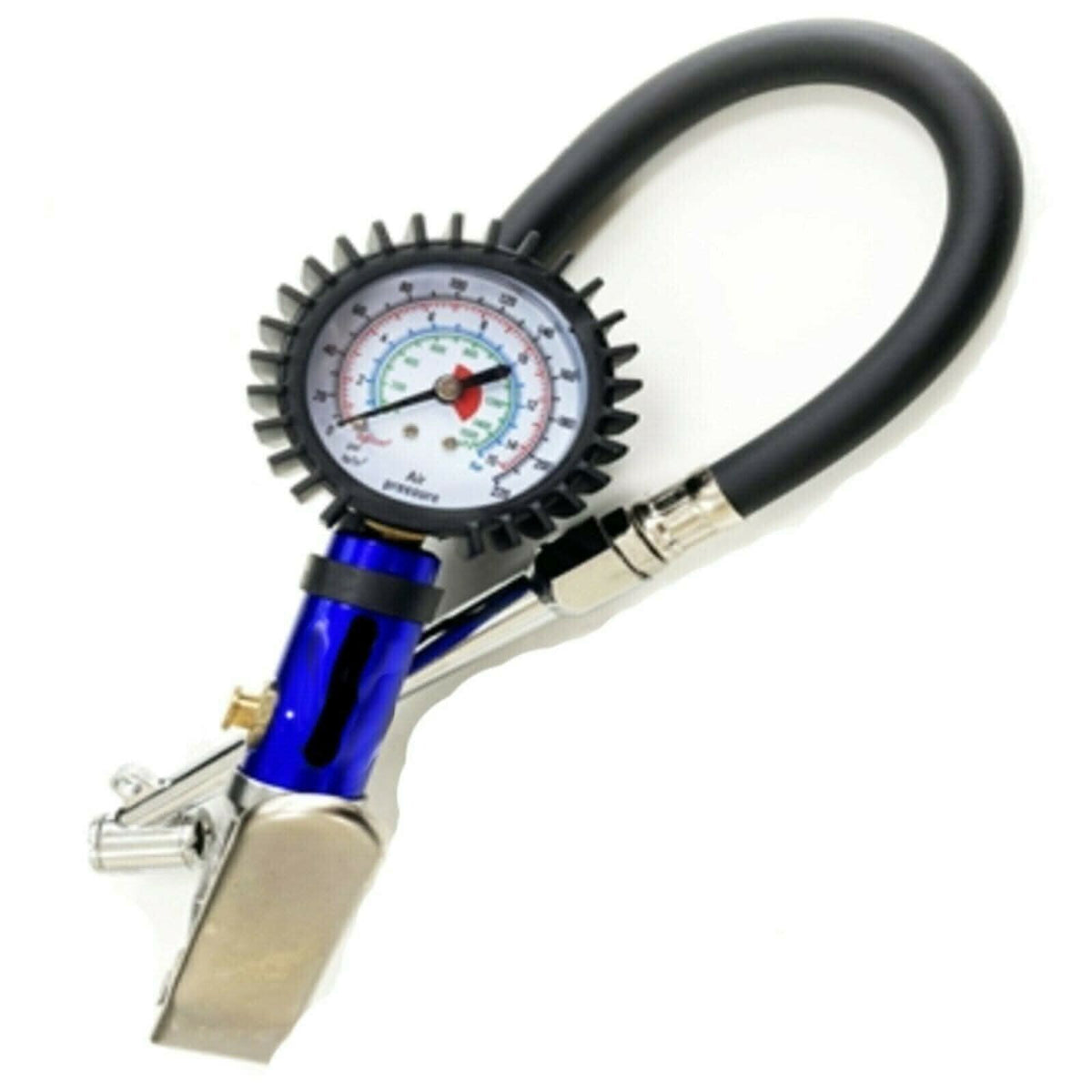200 PSI 15 BAR Tyre Inflator Air Bleed Valve Chuck Hose Line Compressor Pump
