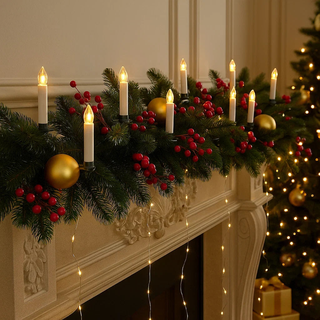 50 pack of Christmas Candle String Lights