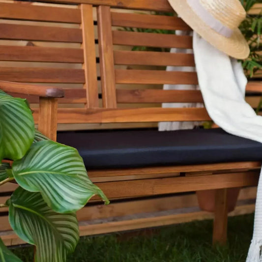 Black Outdoor Waterproof Bench Cover