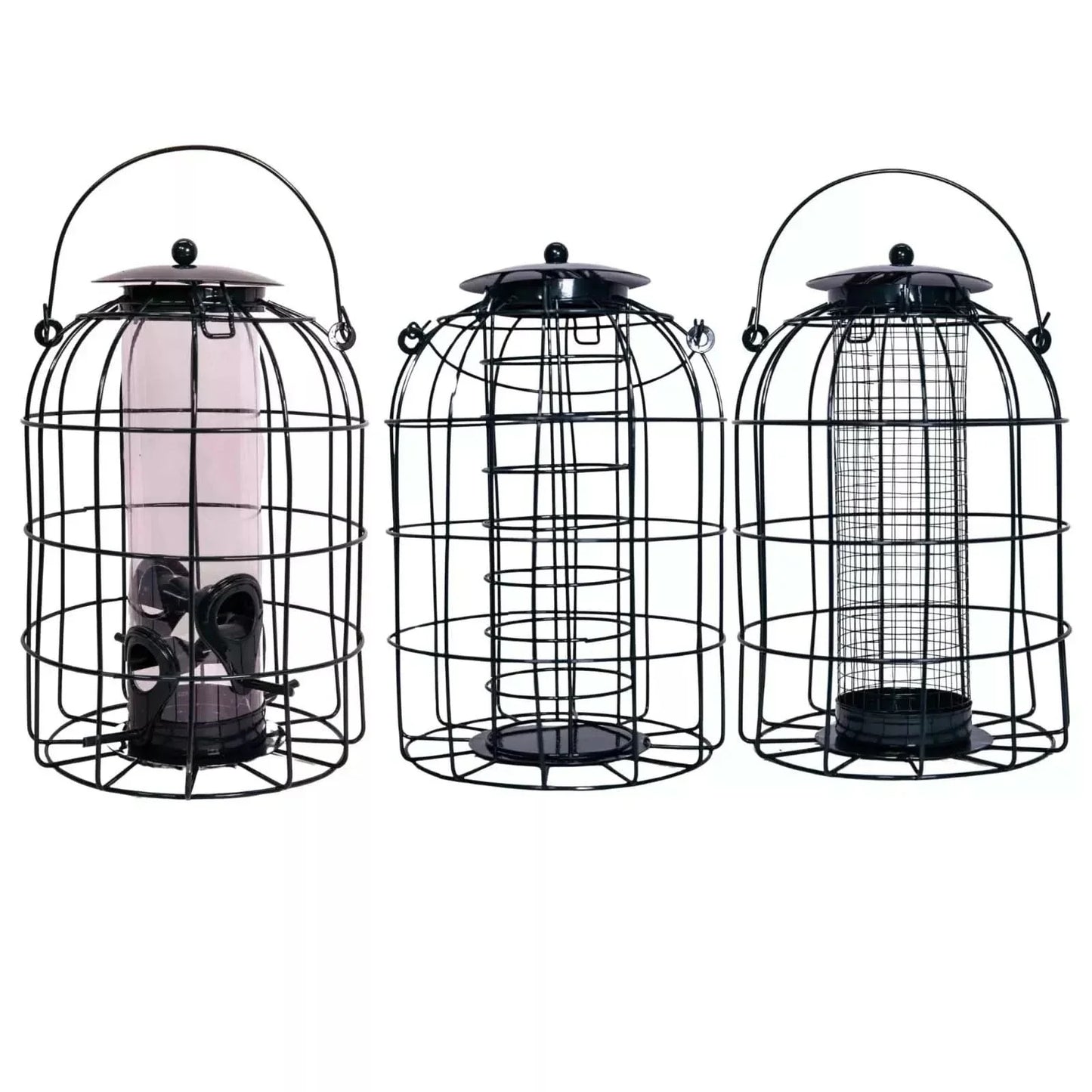 Bird Feeder 3pc Set - Seed, Nut & Fat Ball