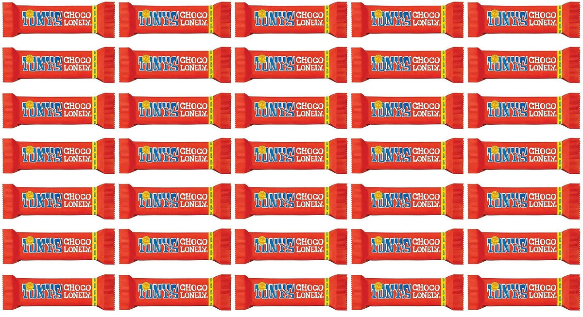 35 x Tonys Chocolonely Milk Chocolate 35G