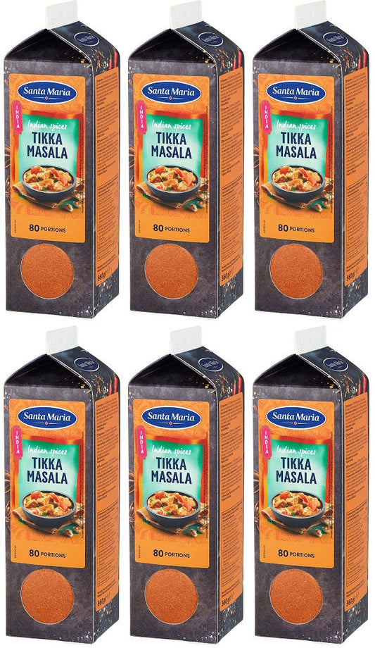 6 x Santa Maria Indian Spices Tikka Masala 560G