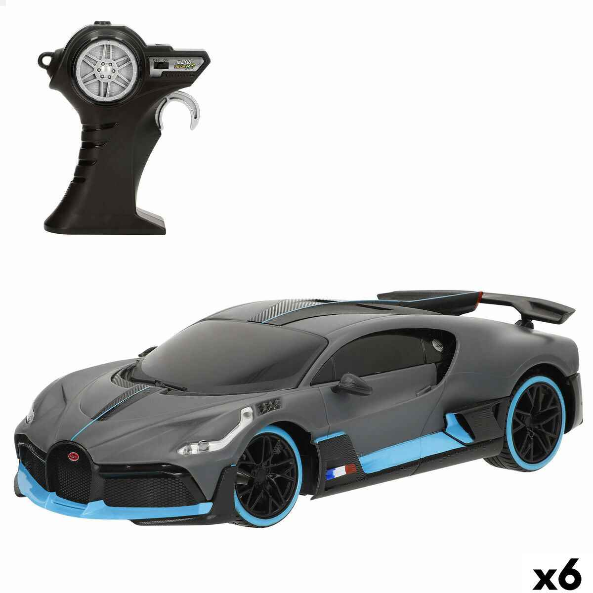 Remote-Controlled Car Bugatti 19,5 x 5 x 9 cm (6 Units)