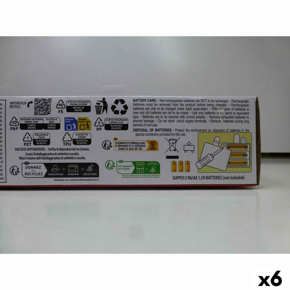 Electric Piano Bontempi 38 x 18 x 17 cm (6 Units)