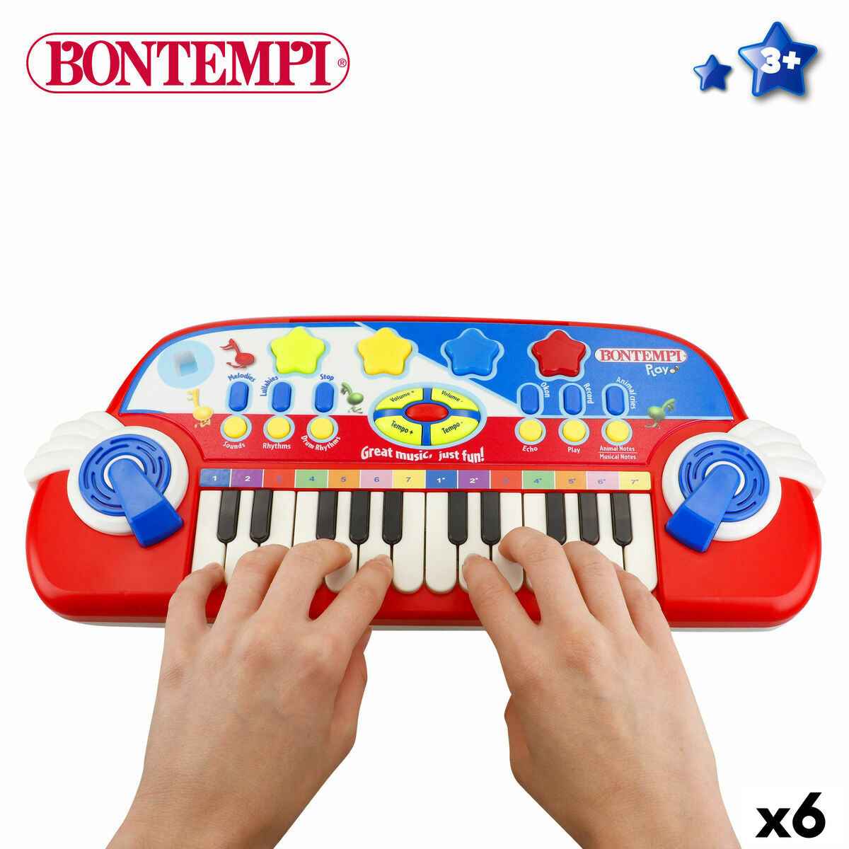 Electric Piano Bontempi 38 x 18 x 17 cm (6 Units)