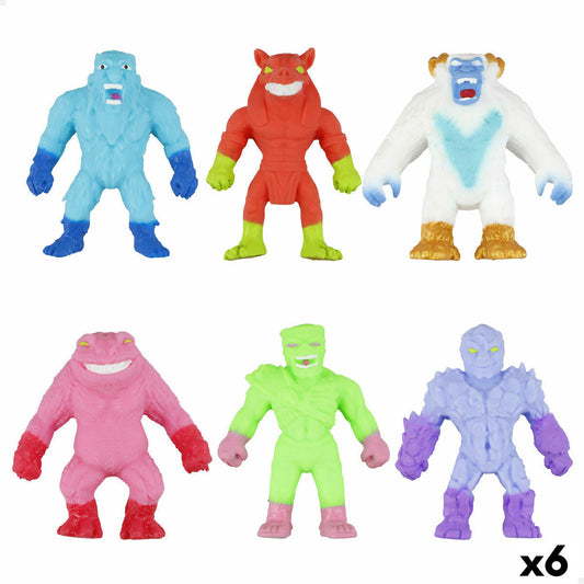 Action Figures 8 x 8 x 2 cm 6 Pieces (6 Units)