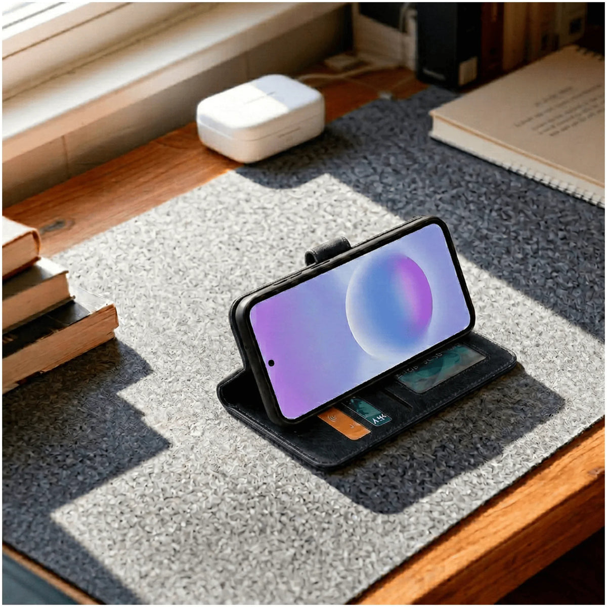 Samsung Galaxy A24 Book Flip Case Leather Wallet