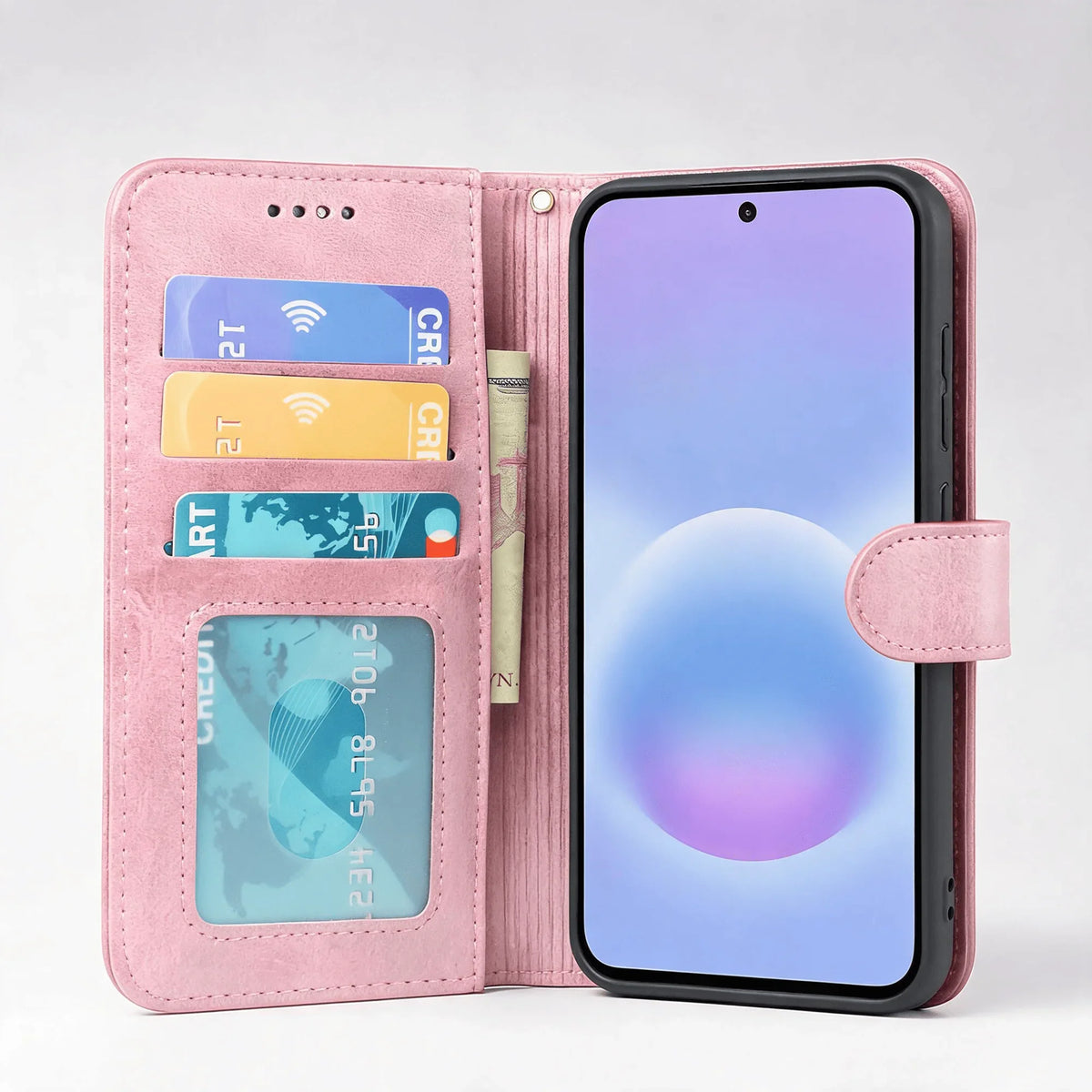 Samsung Galaxy A24 Book Flip Case Leather Wallet