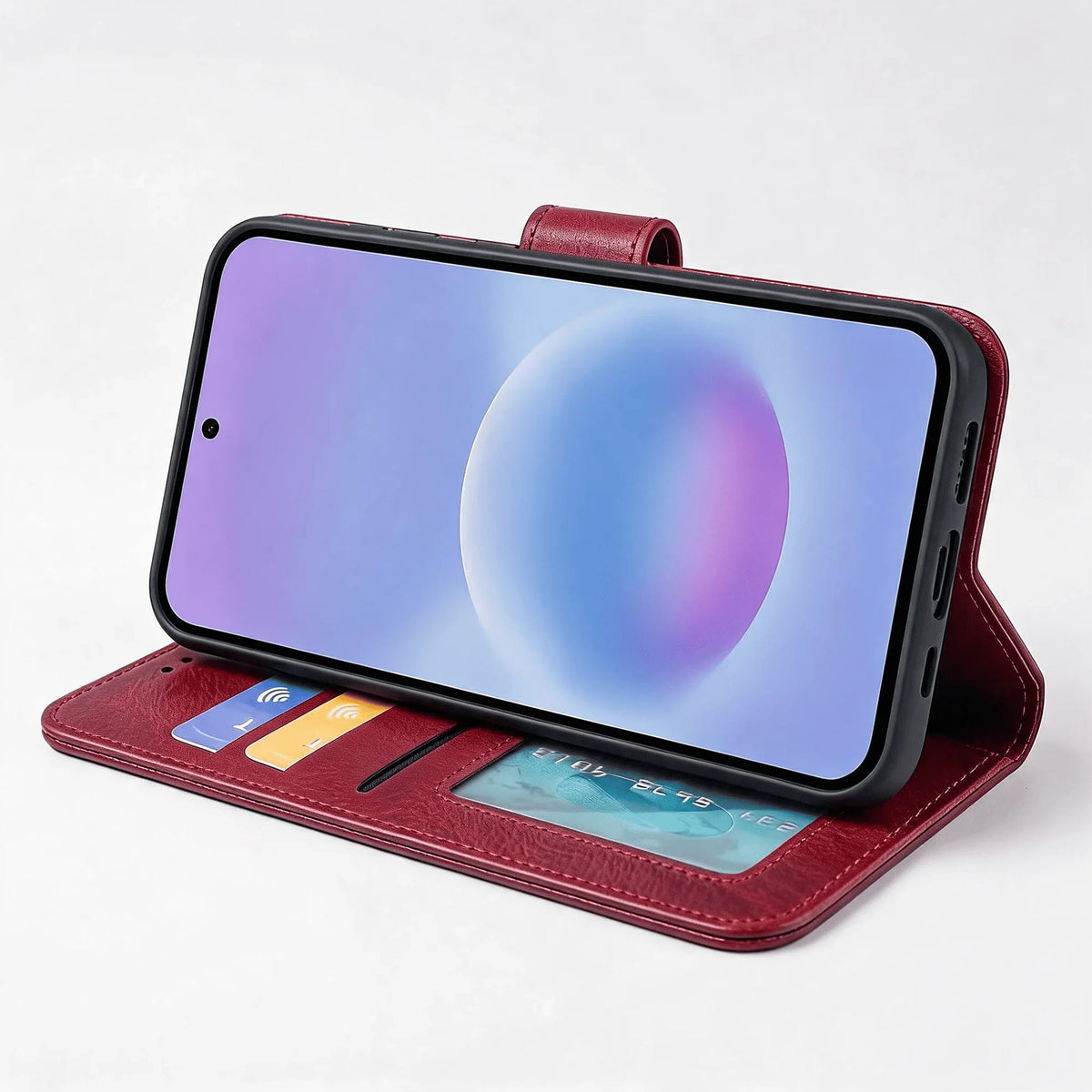 Samsung Galaxy A36/A56 Book Flip Case Leather Wallet