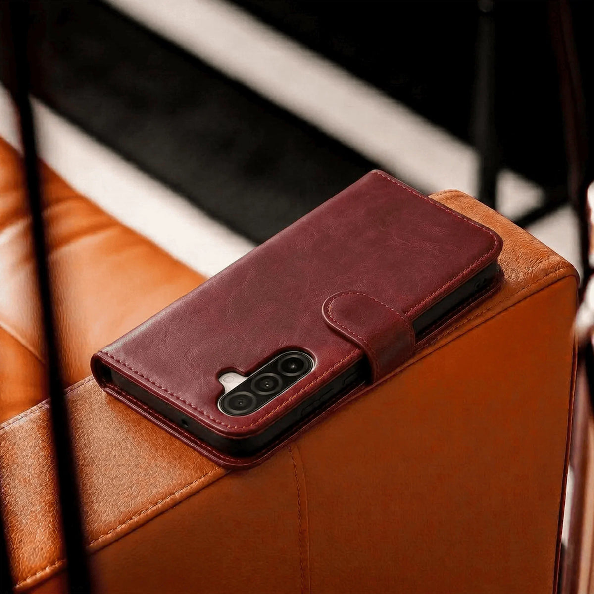 Samsung Galaxy A36/A56 Book Flip Case Leather Wallet
