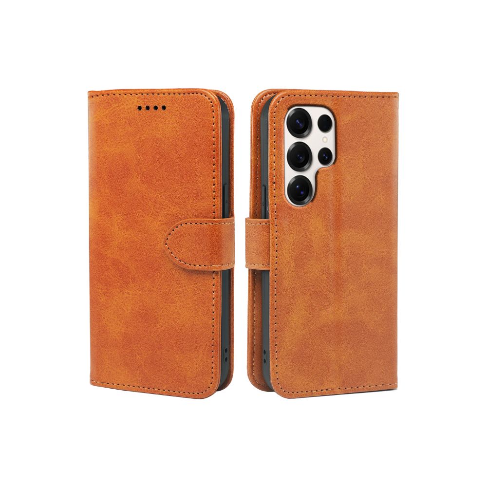 Samsung Galaxy S25 Series Book Flip Case Leather Wallet