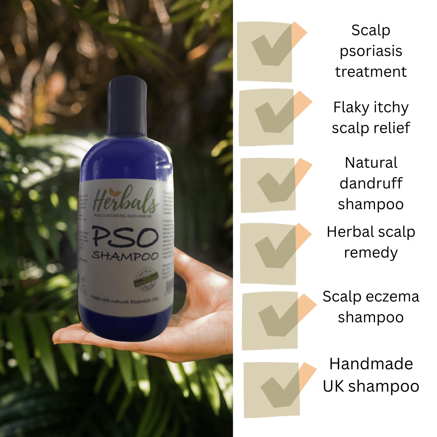 Scalp Psoriasis Treatment Shampoo Natural Handmade Relief for Flaky Itchy Scalp