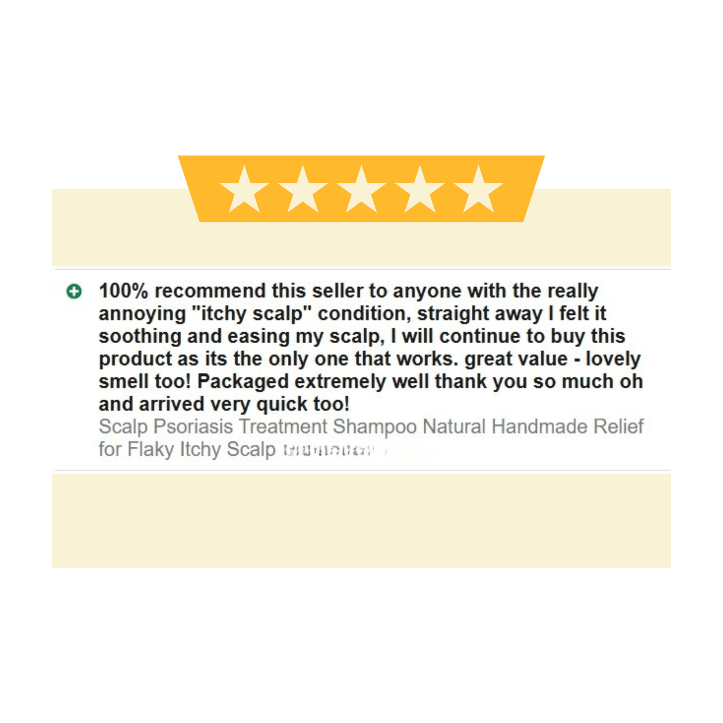 Scalp Psoriasis Treatment Shampoo Natural Handmade Relief for Flaky Itchy Scalp