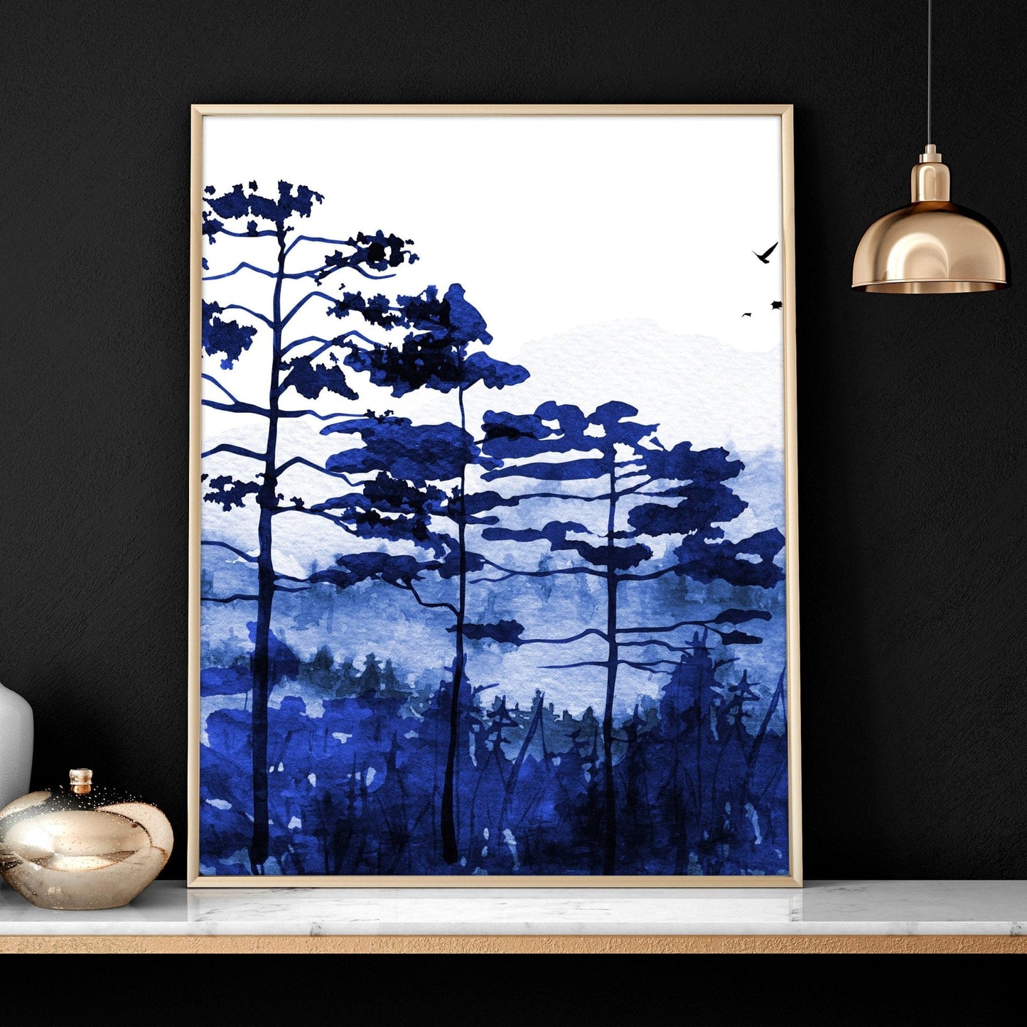 Scandi art prints | set of 3 Bedroom wall art