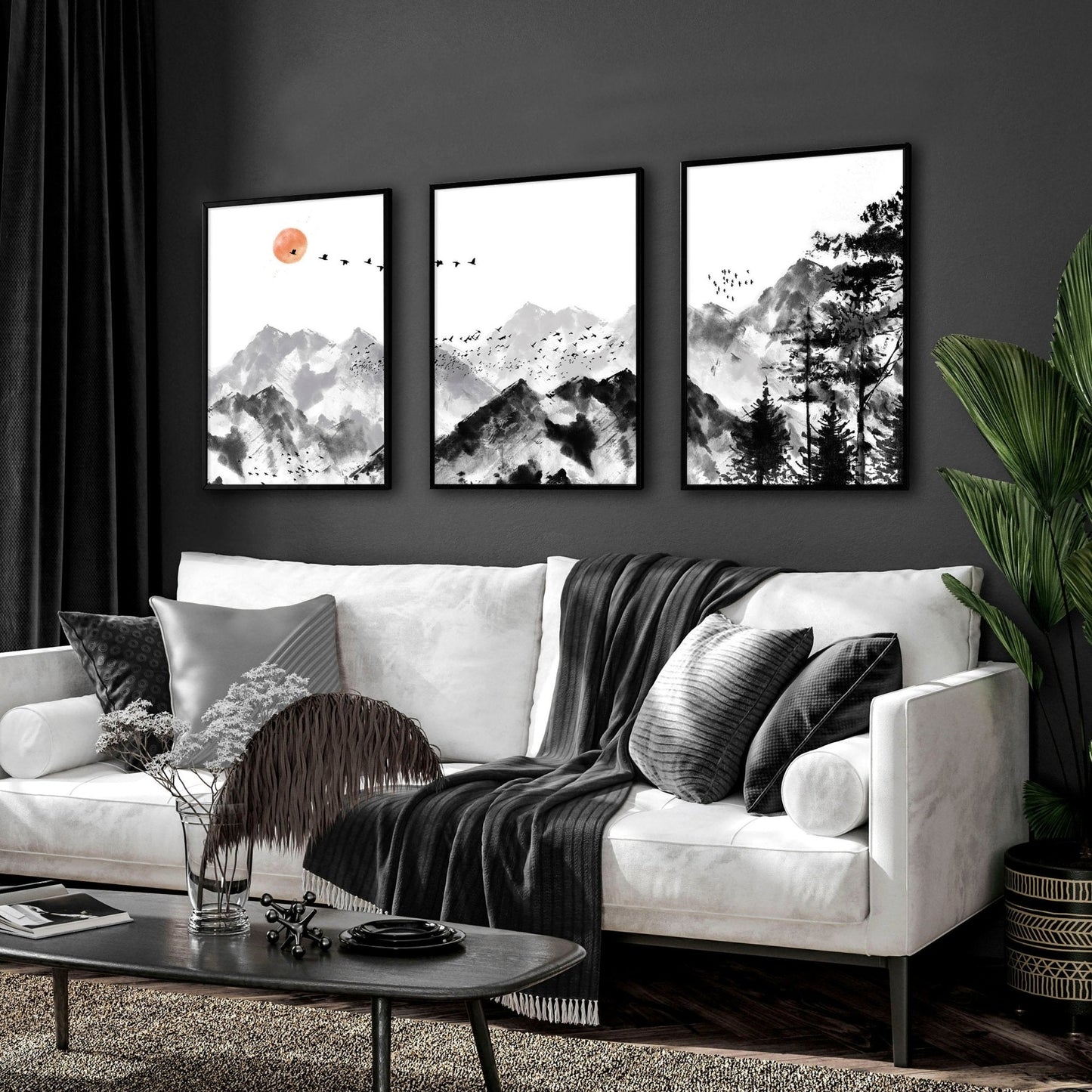 Scandi Artwork | set of 3 wall art prints