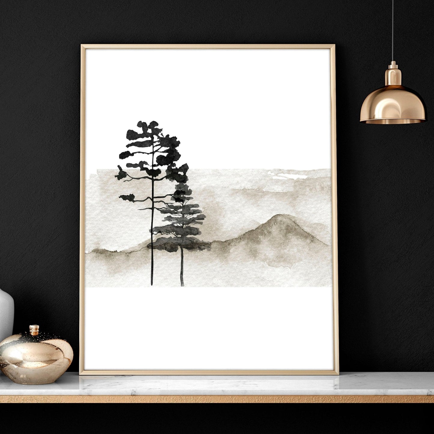 Prints for the office | Set of 3 Scandinavian wall art
