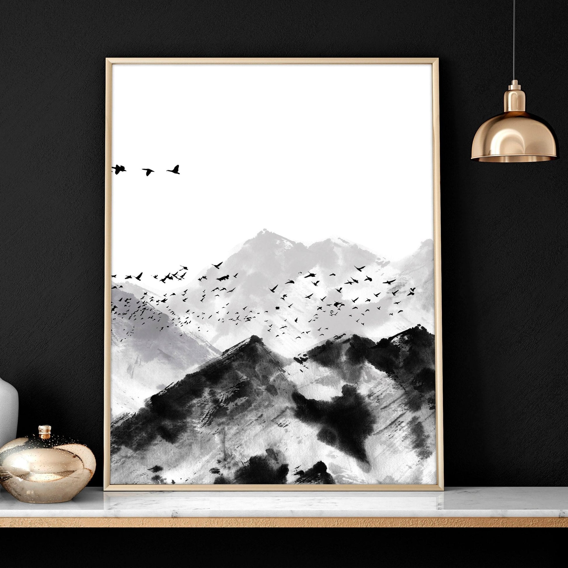 Workplace office design ideas  | set of 3 Scandinavian wall art