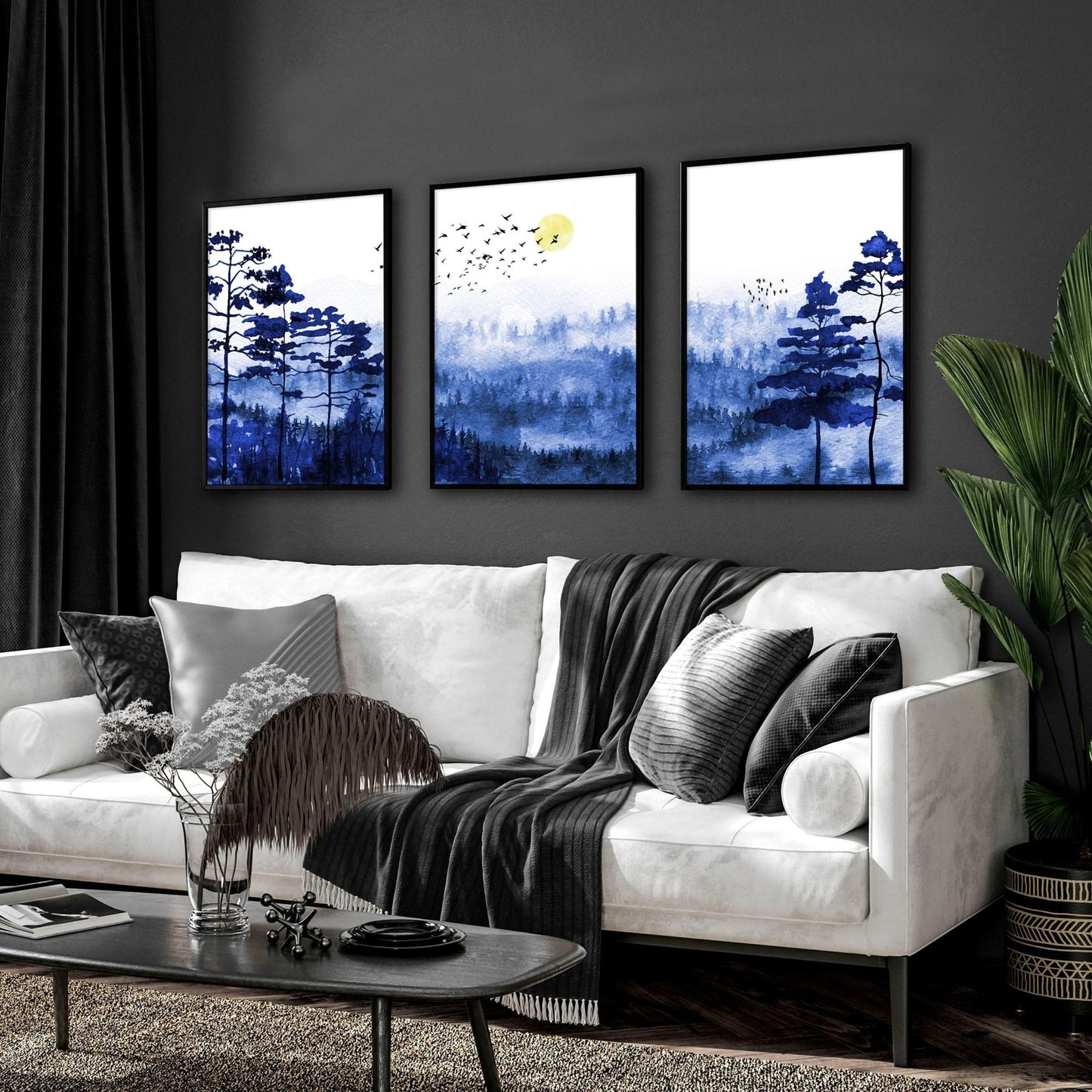 Scandi art | set of 3 wall art prints