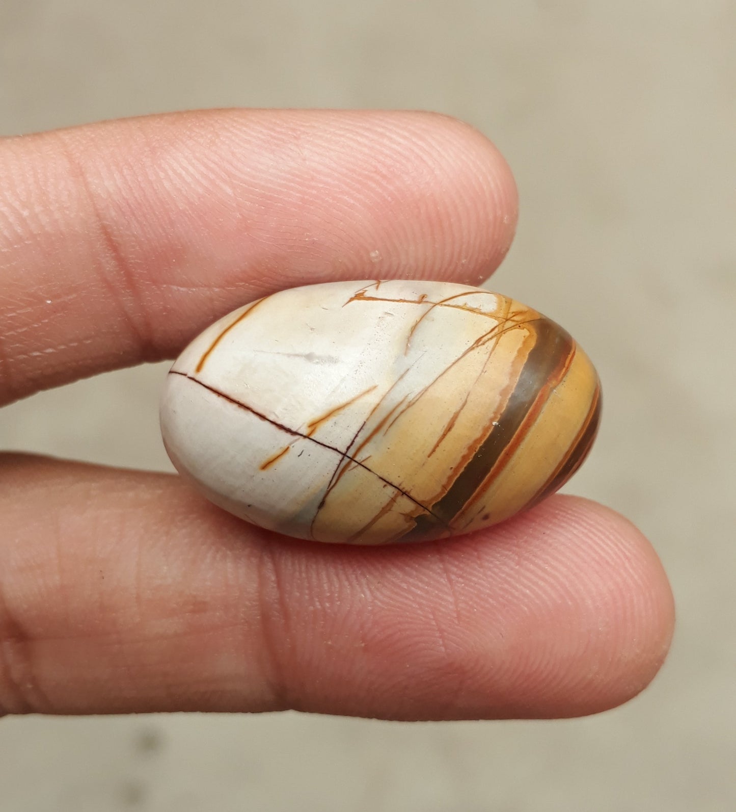 Jasper - Scenic Jasper Cabochon - 27x16mm