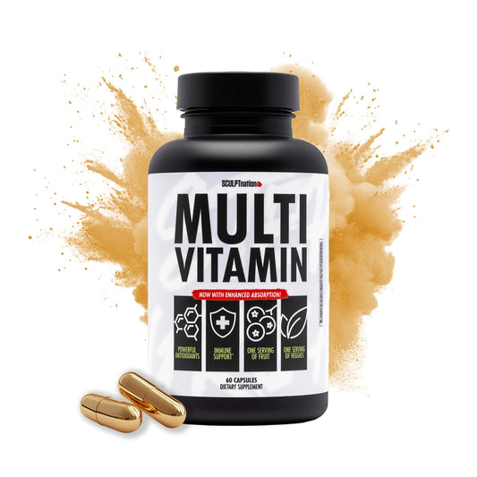 Sculpt Nation by V Shred Multivitamin – Daily Multivitamin for Women & Men | 60 Capsules
