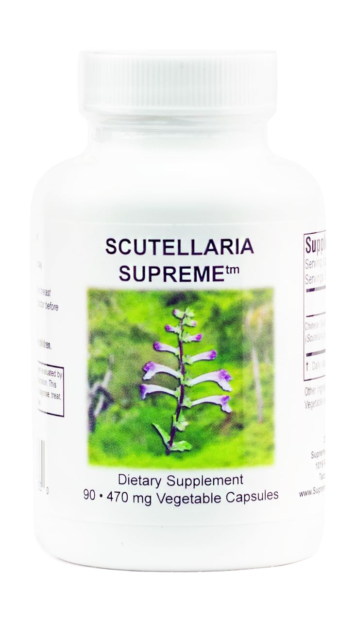 Supreme Nutrition Scutellaria Supreme 90-Count Pure Chinese Skullcap Capsules