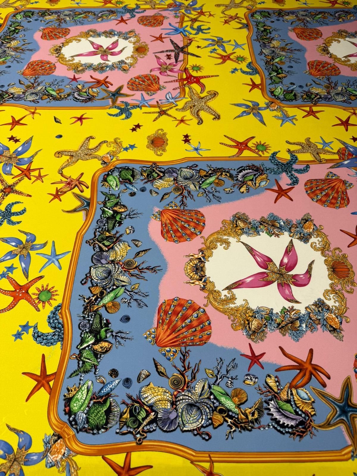 Sea Shells  Starfish Fabric by Metre