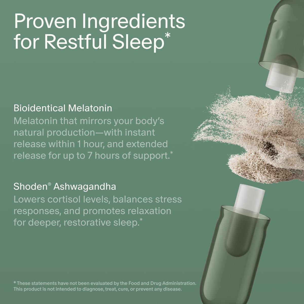 Seed PM-02 Sleep + Restore - Melatonin + Ashwagandha Sleep Aid (30-Day, Vegan)