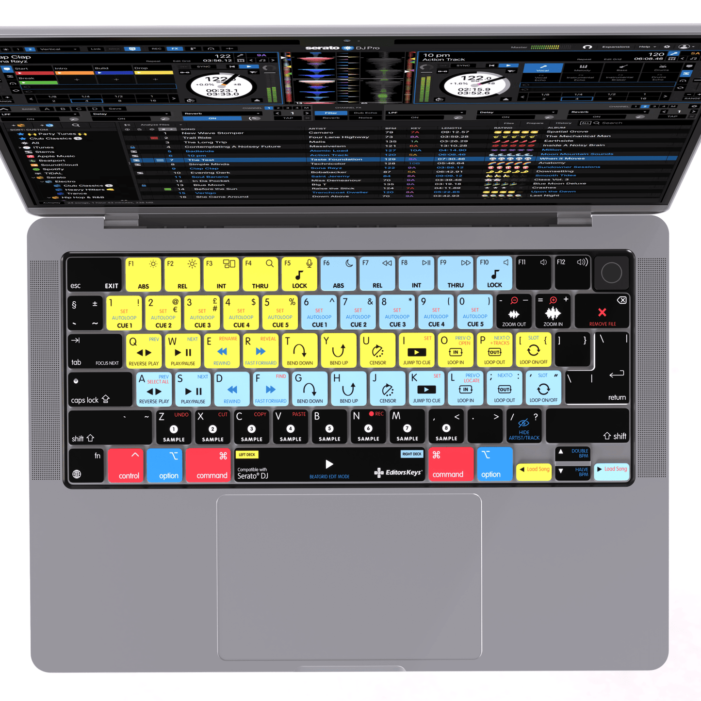 Serato DJ Keyboard Covers for MacBook and iMac
