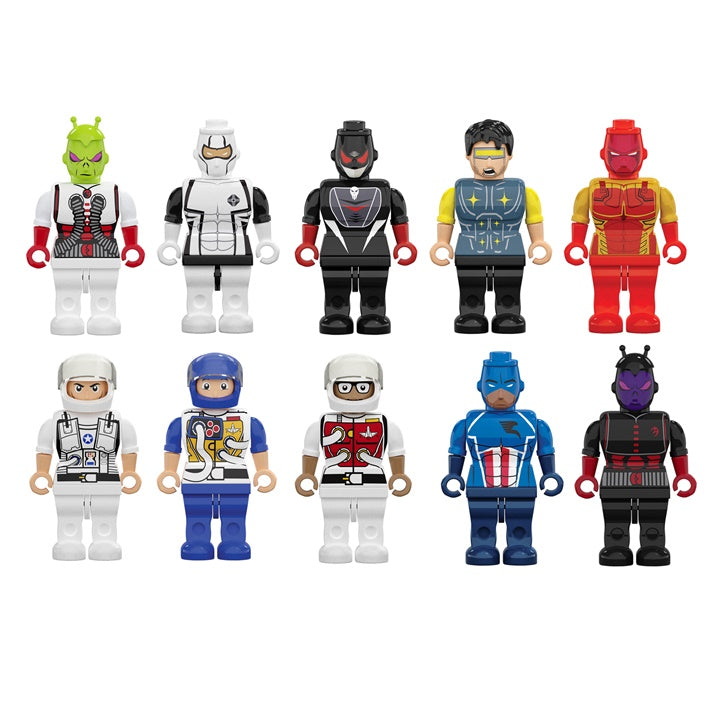 Block Tech Box Of 10 Figures